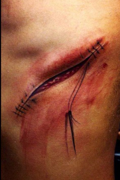 8 Wound Tattoos ideas | tattoos, 3d tattoo, body art tattoos
