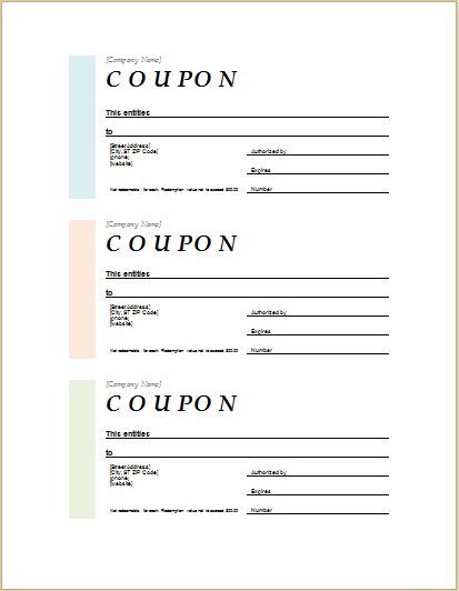 Coupon template for MS Word DOWNLOAD at http\/\/worddoxorg\/how-to - coupon template download Coupon template for MS Word DOWNLOAD at http\/\/worddoxorg\/how-to - coupon template download