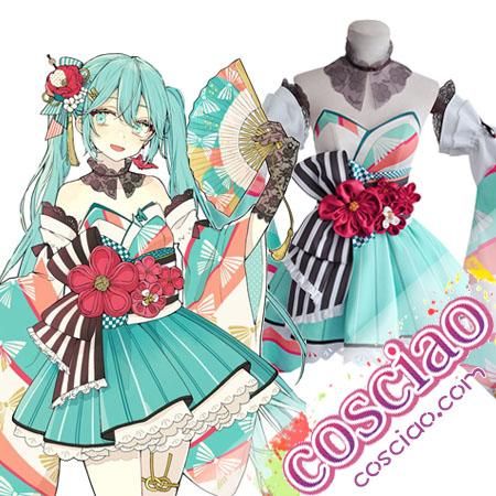 初音ミク コスプレ衣装 39culture かわいい 着物 通販 髪飾り 扇子追加購入可能 和装 初音ミク コスプレ コスプレ 衣装 初音ミク 初音ミク コスプレ衣装 39culture かわいい 着物 通販 髪飾り 扇子追加購入可能 和装 初音ミク コスプレ コスプレ 衣装 初音ミク