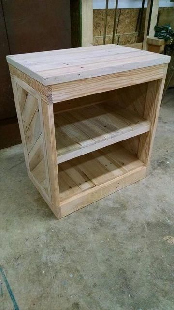 Creative Pallet Side Table Pallet Side Table Unique Side Table