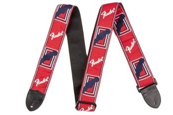 Fender Guitar Strap Monogrammed 2/'/' Red Blue White