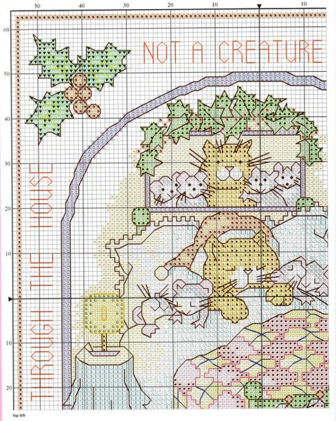 Night before Christmas | Cross stitch, Diy cross stitch, Cross stitch