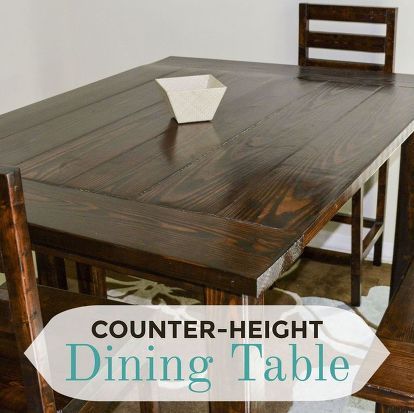 Diy Counter Height Dining Table Room Tables - How To Make A Dining Table Counter Height