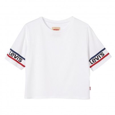 Tommy Hilfiger Sporty Mesh Tape S//S Tee T-Shirt B/éb/é Fille