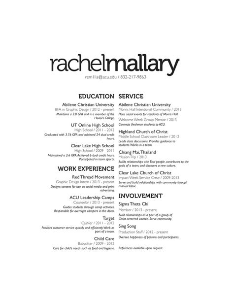 pinterest resume header templates