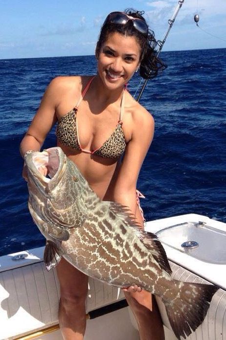 My girl likes to fish