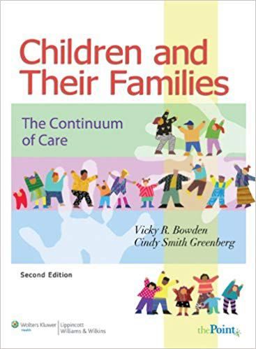 Children And Their Families 2nd Edition Bowden Greenberg
