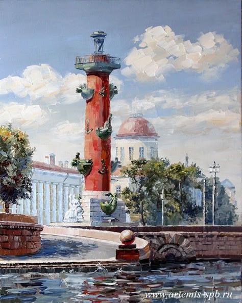 Открытки, на стрелке васильевского острова открытка