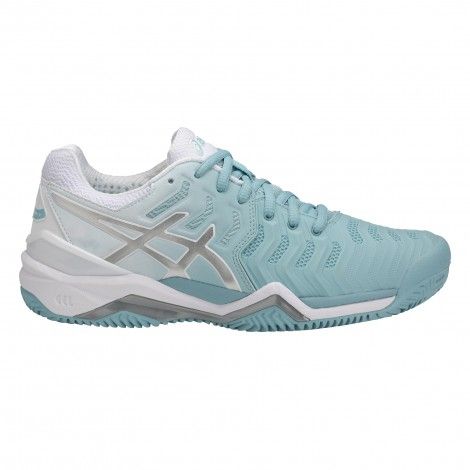ASICS Gel-Resolution 7 Clay tennisschoenen dames porcelain ... ASICS Gel-Resolution 7 Clay tennisschoenen dames porcelain ...