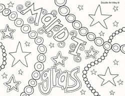 picture coloring pages pinterest mardi gras
