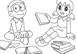 doraemon coloring pages