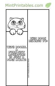 dog bookmarks to color literacy ideas pinterest bookmarks free