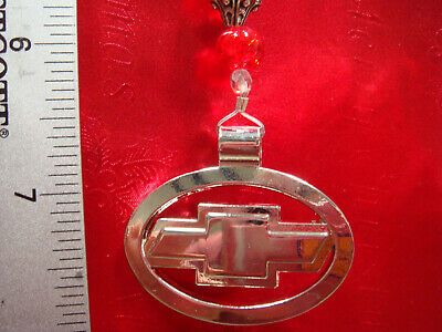 CHEVROLET CHEVY LOGO BOW TIE CHROME EMBLEM CHRISTMAS TREE ORNAMENTS