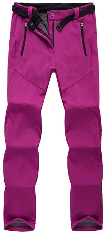 AbelWay Womens Outdoor Mountain Waterproof Windproof Fleece Ski Snow Pants Hiking Trousers AbelWay Womens Outdoor Mountain Waterproof Windproof Fleece Ski Snow Pants Hiking Trousers