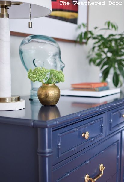 Faux 2024 bamboo dresser