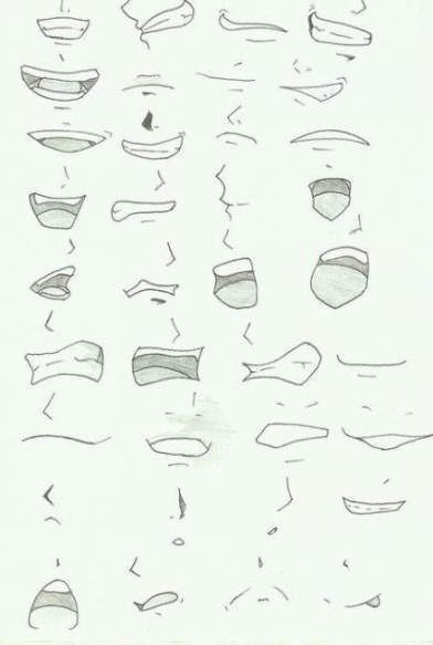 Manga Mouth Manga Mouth Manga Mund Bouche De Manga Boca