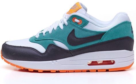Details about Womens NIKE AIR MAX 1 ESSENTIAL Green Black Details about Womens Nike Air Max 1 Essential Wolf Grey Red Orange SZ 7 (599820 015)