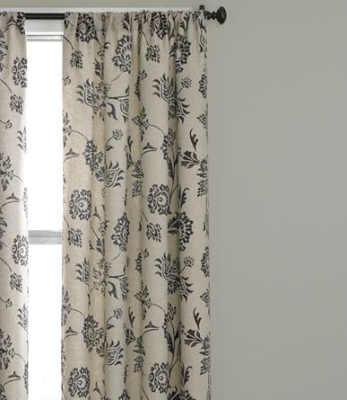 Linden street single curtain rod