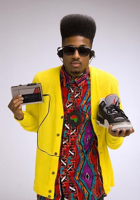 jordans, walkman, and flat top - 90s are back | When I am Feeling