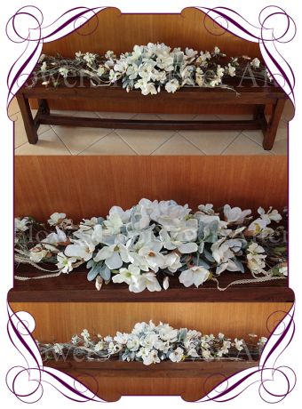 Silk Magnolia And Vine Rustic Wedding Garland For Hire Melbourne Decorations Silk Magnolia And Vine Rustic Wedding Garland For Hire Melbourne Decorations