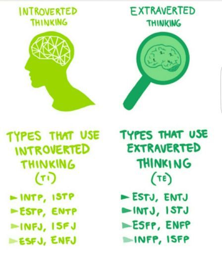 Cognitive Functions Ti Vs Te Edition Myers Briggs Mbti Amino Mbti Personality Mbti Extraverted