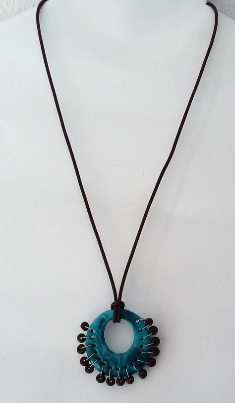 Murano Style Anhänger Pfau Auge Türkisblau