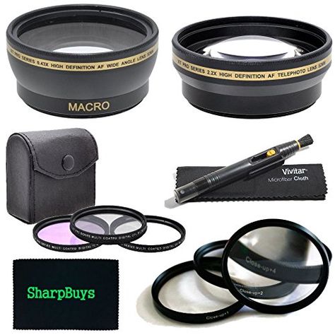 Nikon 55-200mm f//4-5.6G ED AF-S DX Autofocus Lens 52mm Pro series Multi-Coated High Resolution Polarized Filter For Nikon 40mm f//2.8G AF-S DX Micro-Nikkor Lens Nikon AF-S DX Micro NIKKOR 85mm f//3.5G ED VR Lens