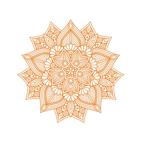 Amazon.com: Vinyl Wall Art Decal - Hindu Mandala - 22" x 23" - Home