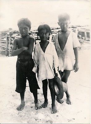 Tahiti C 1940 Enfants Photo Nordmann Nv 2101 Danseuse Tahiti Photographie