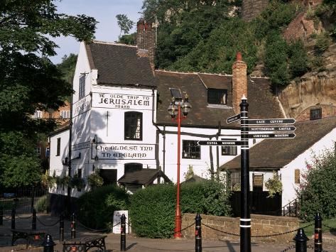Photographic Print Ye Olde Trip To Jerusalem The Oldest Inn In