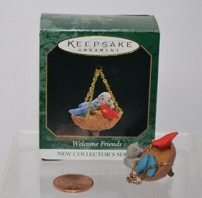 HALLMARK Keepsake Ornament 1996 Welcome Friends New Collectors Series Miniature HALLMARK Keepsake Ornament 1996 Welcome Friends New Collectors Series Miniature