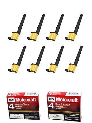 Ad Ebay Yellow Ignition Coils Motorcraft Spark Plugs Sp493 For Ford Lincoln Mercury In 2020 Motorcraft Ford Lincoln Mercury Spark Plug