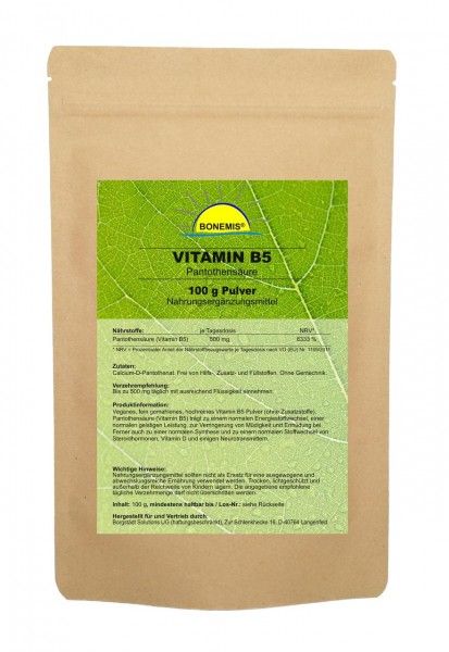 vitamin b5 pulver vitamin b5 pulver
