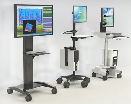 Mobile Computer Carts Afcindustries Com Cart Ergonomics Furniture Office Modern Mobile Computer Carts Afcindustries, Rolling Desktop Computer Cart