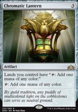 Magic the Gathering Guilds of Ravnica 1x CHROMATIC LANTERN NM MTG