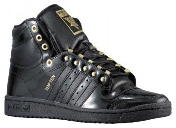 adidas top ten black and gold