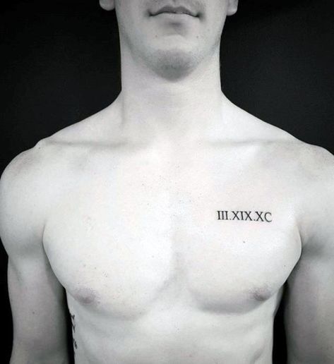 Love The Idea Of The Text On The Chest Cool Chest Tattoos Chest Tattoo Men Chest Tattoo