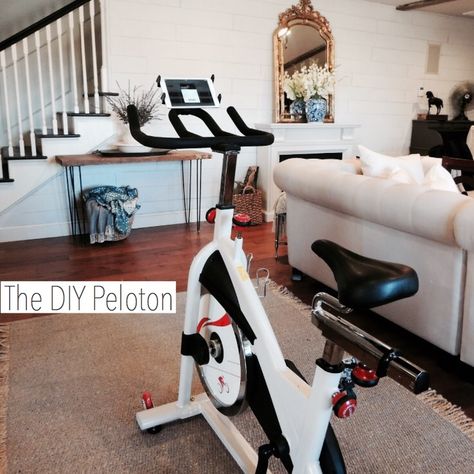 My Diy Peloton Peloton Life Hack Simply Summer Morgan Diy Peloton At Home Workouts At Home Gym