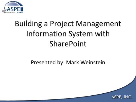 building-a-project-management-information-system-with-sharepoint - project closeout building-a-project-management-information-system-with-sharepoint - project closeout