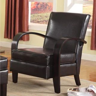 Com Ping Bedding Furniture Electronics Jewelry Clothing More Leather Accent Chair Contemporary Living Room Chairs Leather Accent Chair, Copper Grove Jessup White Bonded Leather Accent Chair With Wood Arms