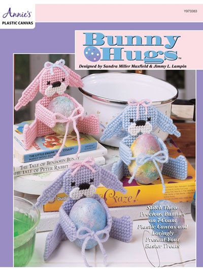 Plastic Canvas Pattern or Kit-Great for Easter Bunny Rabbit Treat Holder
