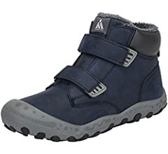GR.24-38 EU Mishansha Bottes Neige Enfants Antidérapantes Chaudes Bottines Hiver Garçon Fille