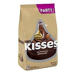 Hershey S Kisses Milk Chocolate With Almonds Candy 32 Oz Bag