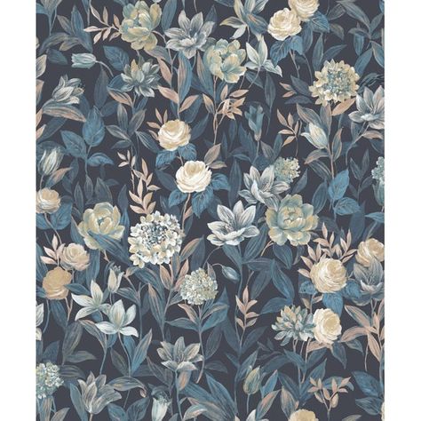 Gratuit Images Papier Peint Cordoba Fleurs Bleu Marine Montecolino En 2020 actualisé par