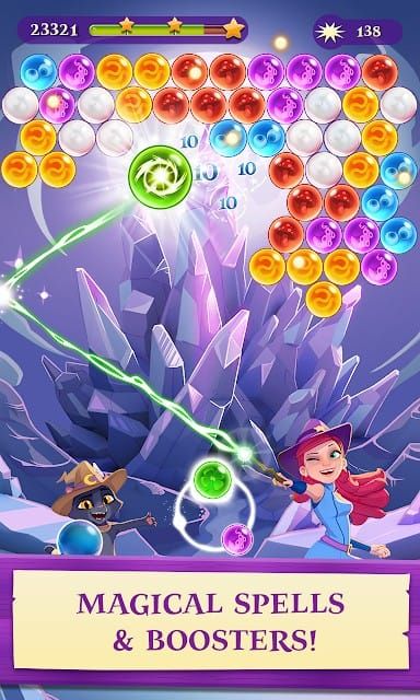 Bubble Witch 3 Saga V5 9 6 Mod Unlimited Life Apk Free Android Games Bubbles Witch
