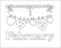 February coloring page month with lots of hearts to color in and ... February coloring page month with lots of hearts to color in and ...