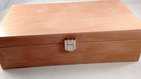 Wooden Plain Box Storage Jewellery Wood Unpainted Keepsake Memory Decoupage A1