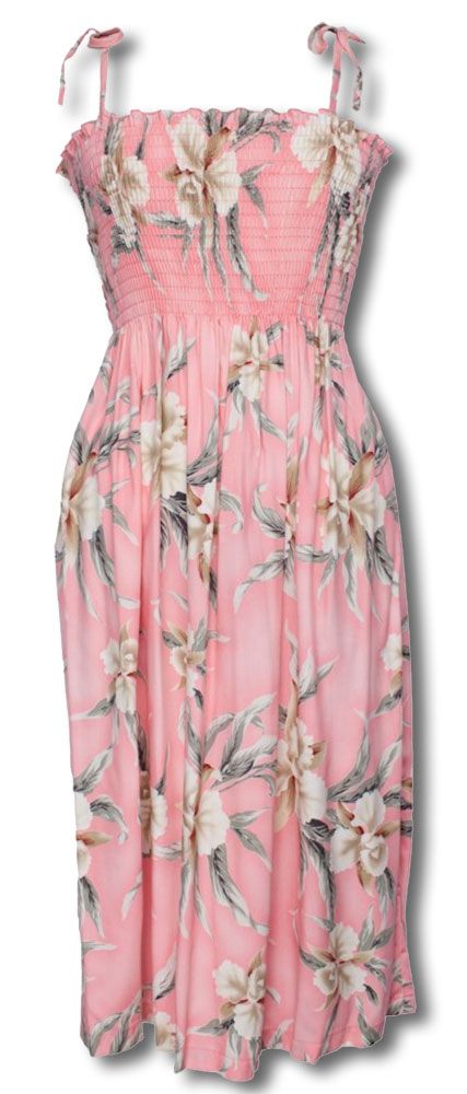 Retro Orchid Pink Women S Two Palms Sundress One Size Fits Most