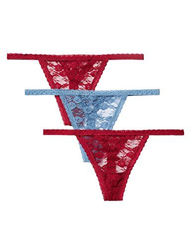 3er-Pack Marke Iris /& Lilly Damen Tanga aus Baumwolle