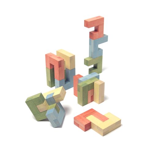 Original 積み木 ブロック 立体パズル 知育玩具 Jino Powered By Base Original 積み木 ブロック 立体パズル 知育玩具 Jino Powered By Base